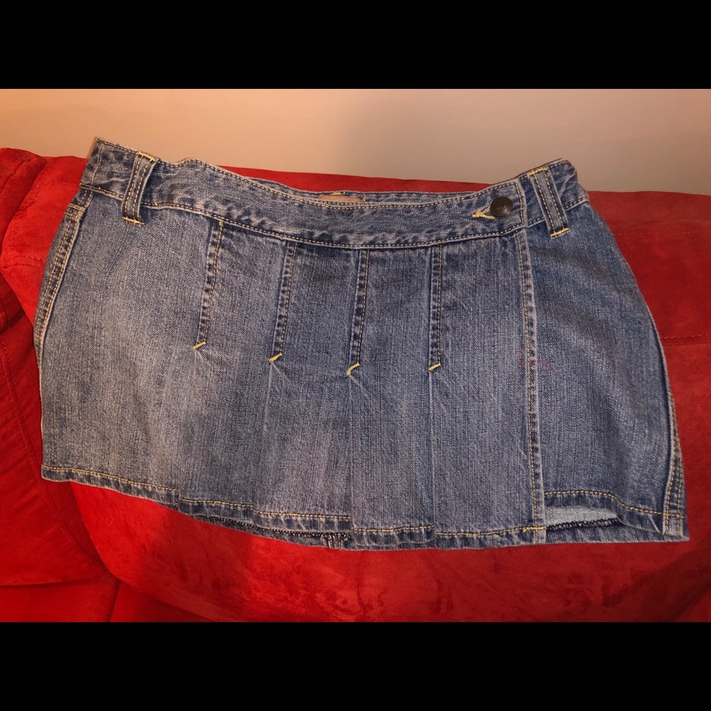 Abercrombie and Fitch denim mini skirt